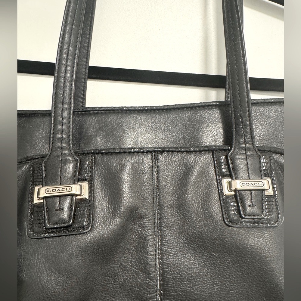 Coach Taylor Alexis Leather Carryall Tote - Picture 4 of 9